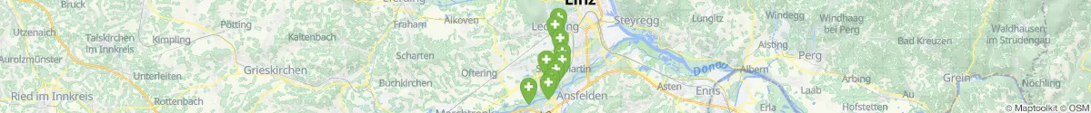 Kartenansicht für Apotheken-Notdienste in der Nähe von Pasching (Linz  (Land), Oberösterreich)